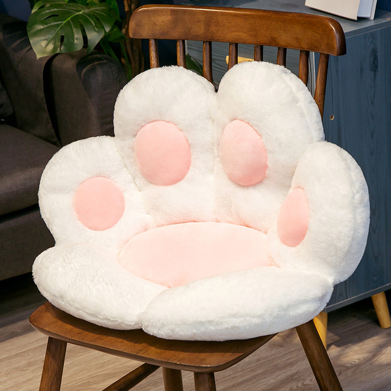 Cute Cat Paw Plush Chair Cushion