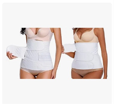 3 In 1 Postpartum Belly Band Waist Cinchers Waist Trainer Stomach Wrap Girdle Post Surgery Recovery